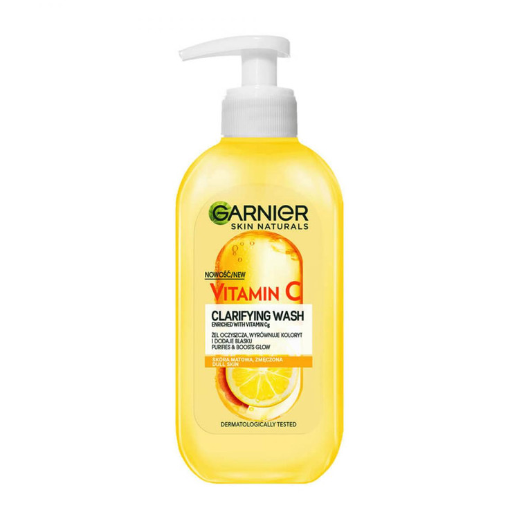 Garnier vitamin C washing gel volume 200 ml
