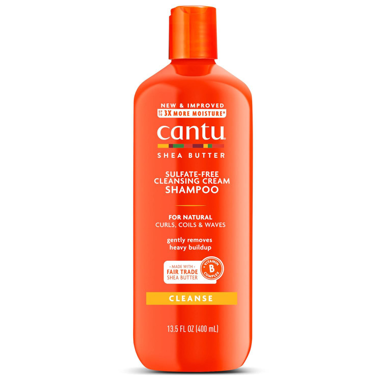 شامپو شی باتر موهای فر و مجعد کانتو Cantu Cleansing حجم 400 میلی لیتر