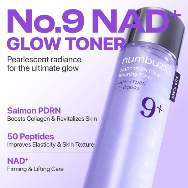 تونر پاک کننده صورت نامبوزین مدل No.9 NAD+ PDRN