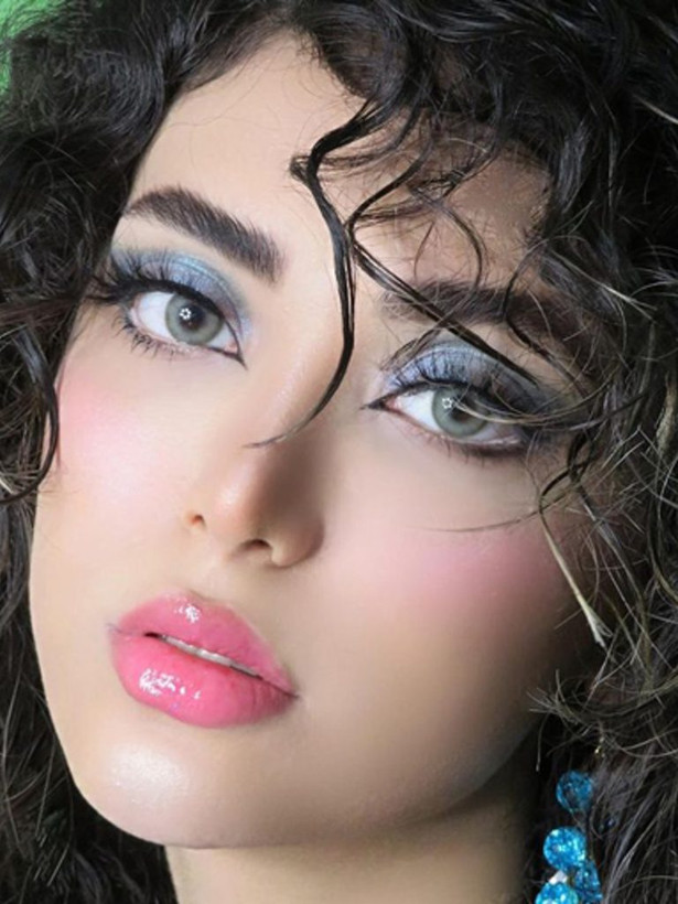 لنز رنگی زیبایی دهب خاکی DAHAB khaki