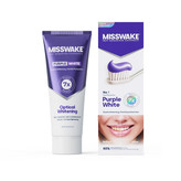 خمیر دندان ضد زردی بنفش میسویک مدل Purple white حجم 75 میلی لیتر